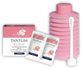 TANTUM ROSA Vaginal douche 500ml - Irygator - Rosalgin Irrigator + Tantum Rosa pellets vaginal solution, 6vnt by Tantum Rosa