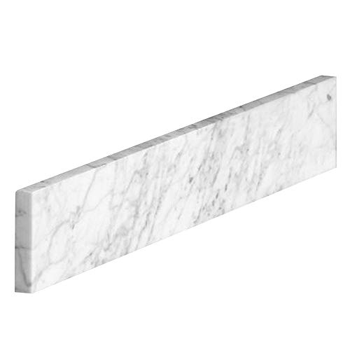 CAHABA CAVT0228 21 in Carrara Marble Sidesplash, 21 inch