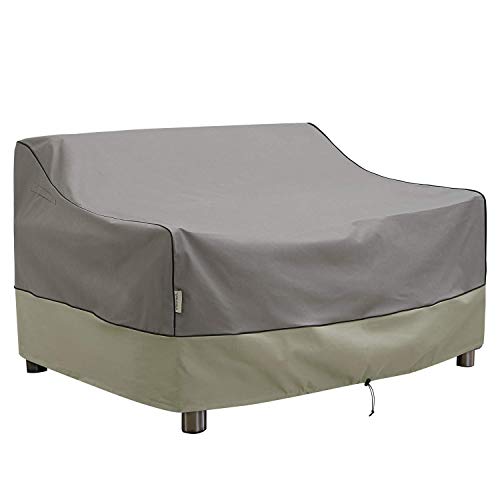 KylinLucky Outdoor Furniture Covers Waterproof, 2-Seater Deep Seat Loveseat Cover- Patio Sofa Covers Fits up to 58W x 40D x 33H inches