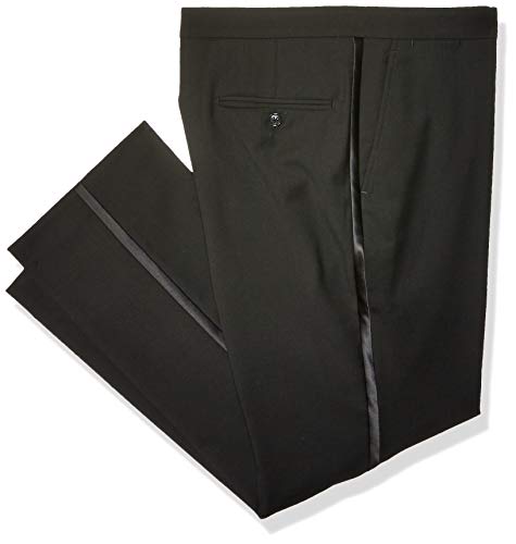 Tommy Hilfiger mens Modern Fit Separate - Custom Jacket and Selection Tuxedo Pants, Black Pant, 33W x 32L US