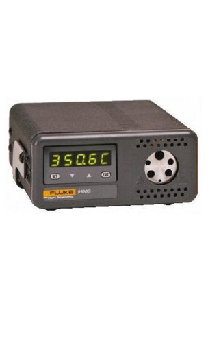 Fluke Calibration 9100S-B-156 HDRC Handheld Dry-Well Hi-Temperature Calibrator, Block B, 35 to 375°C Temperature Range, 115V