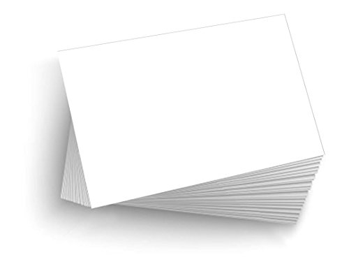 50 Blank 5'x7' Heavy Duty 14pt Index Cards, Postcards