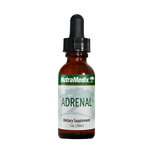 NutraMedix Adrenal Support Drops - Adaptogenic Herbs Liquid Tincture with Rhodiola rosea, Ginseng, Astragalus & Schisandra Extract (1oz / 30ml)