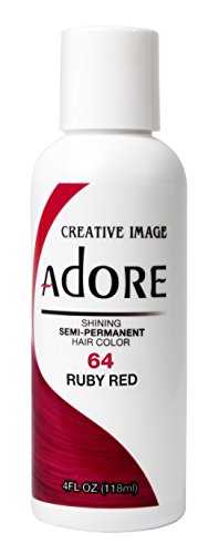 Adore Semi-Permanent Haircolor #064 Ruby Red 4 Ounce (118ml)