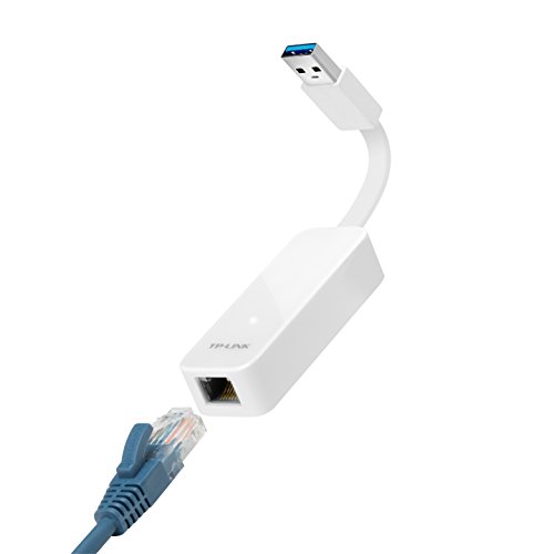 TP-Link USB to Ethernet Adapter, Foldable USB 3.0 to 10/100/1000 Gigabit Ethernet LAN Network Adapter, Support Windows 10/8.1/8/7/Vista/XP for Desktop Laptop Apple MacBook Linux and More (Ue300) (TL-UE300)