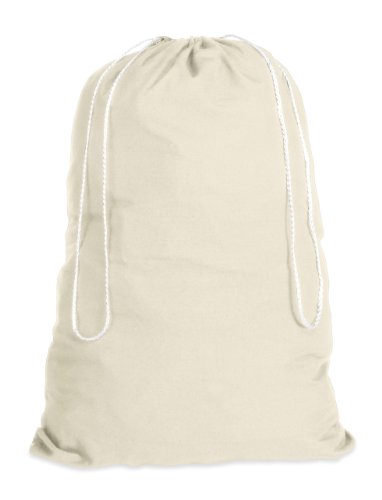 Whitmor Natural Cotton Laundry Bag