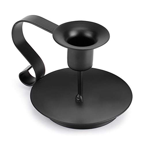 Printemps Candlestick Holders Black Candle Holder,Wrought Iron Taper Candle Holder,Iron Candle Holders (1)