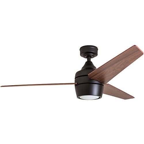 Honeywell Ceiling Fans 50603 Eamon Modern Ceiling Fan with Remote Control, 52”, Bronze