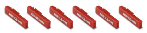 Dickson P222 Chart Recorder Pens, Red (Pack of 6)