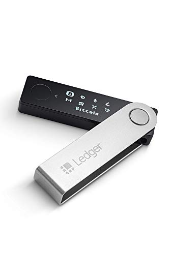 Ledger Nano X - The Best Crypto Hardware Wallet - Bluetooth - Secure and Manage Your Bitcoin, Ethereum, ERC20 and Many Other Coins