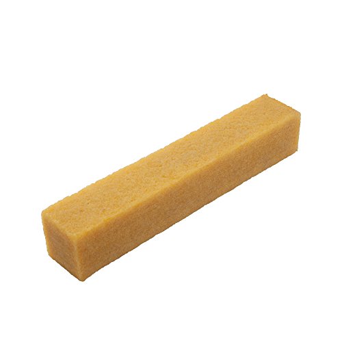 Cleaning Eraser Stick for Abrasive Sanding Belts, 1-1/2' x 1-1/2' x 7-7/8' – Natural Rubber Eraser for Cleaning Sandpaper, Rough Tape, Skateboard Shoes and Sanding Discs