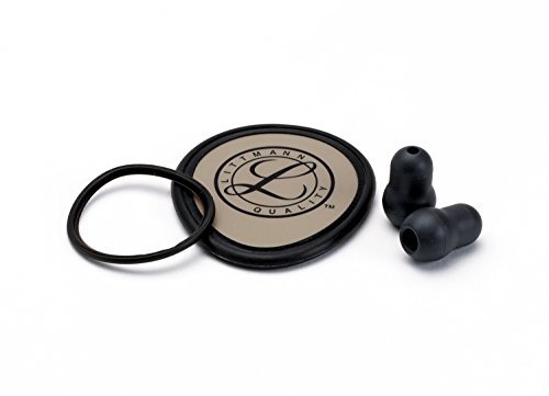 3M Littmann Stethoscope Spare Parts Kit, Lightweight II S.E., Black, 40020