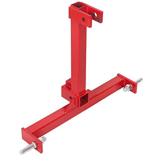3 Point Trailer Hitch Adapter Category 1 Drawbar Tractor Trailer 2'' Hitch Receiver 3 Point Attachment