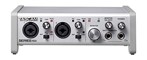 Tascam SERIES 102i 10 IN/2 OUT USB Audio/MIDI Interface