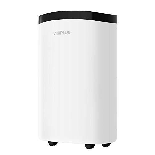 AIRPLUS 30 Pints Dehumidifier - Efficient Dehumidifiers for Basements/Medium Rooms with Auto Shut Off & Continuous Drainage, Silent Moisture Removal