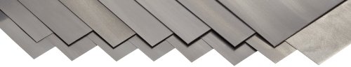 Precision Brand Carbon Steel 1008 Shim Stock Assortment, Full Hard Temper, AISI 1008/AISI 1010, ASTM A109 for Chemistry, 0.001', 0.0015', 0.002', 0.003', 0.004', 0.005', 0.006', 0.007', 0.008', 0.010', 0.012', 0.015', 0.020', 0.025',/0.031' Thick, 6' Width, 18' Length (Pack of 15)