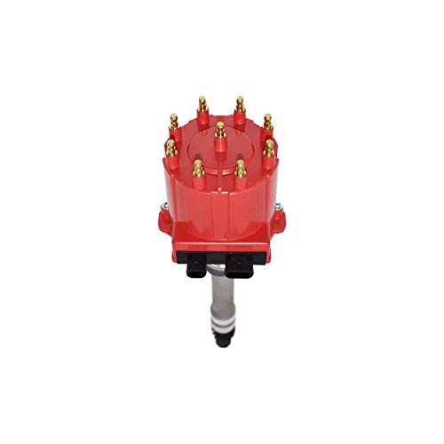 A-Team Performance Small Block Big Block EFI TBI Distributor 1987-1997 5.0L 5.7L 7.4L Compatible With GMC CHEVY C/K Pickup Truck Van Camaro 305 350 454 HEI652R Red Cap