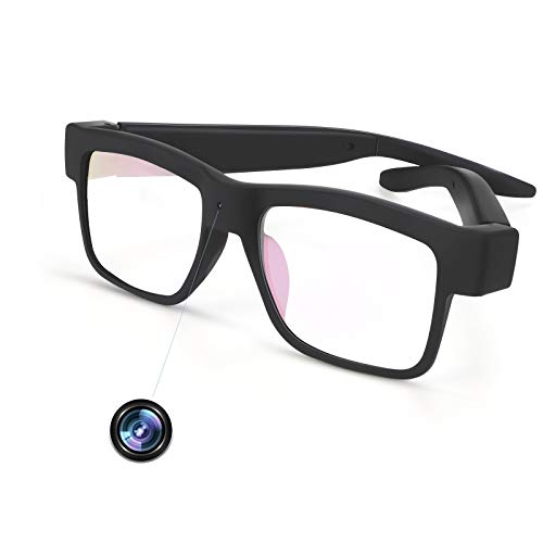 Camera Glasses 1080P Towero Mini Video Glasses Wearable Camera(Without SD Card)