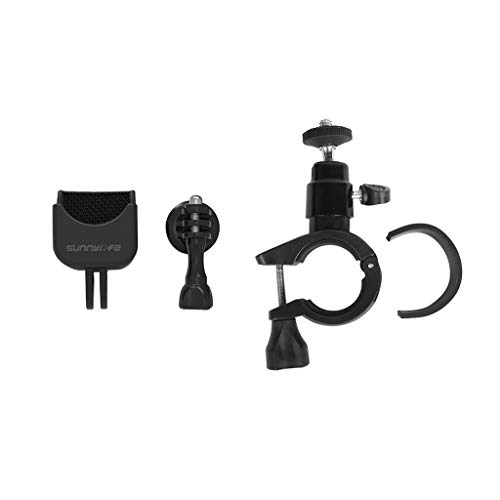 Ranoff Adapter & Bicycle Clip Gimbal Handle Bicycle Holder Bracket Clamp Clip Bike Mount for DJI OSMO Pocket (Black)