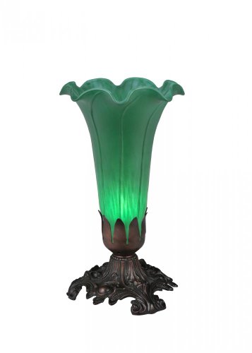 Meyda Home Indoor Decorative Lighting Accessories 8'H Green Pond Lily Accent Lamp