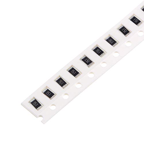uxcell SMD Chip Resistor, 150 Ohm 1/4W 1206 Fixed Resistors, 5% Tolerance 300pcs