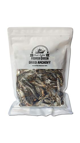 FISHER QUEEN high quality Dried Anchovies for Broth_8oz. (227g)_Large Size