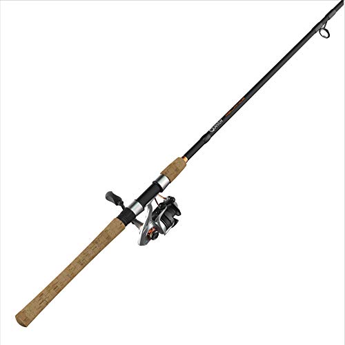 Quantum PT Reliance Spinning Reel and Fishing Rod Combo, Graphite Rod with Cork Handle, Saltwater or Freshwater Ready with Fully Sealed Fishing Reel, Multi, One Size