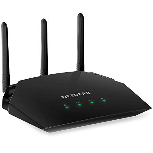 NETGEAR WiFi Router (R6330) - AC1600 Dual Band Wireless Speed (up to 1600 Mbps) | Up to 1200 sq ft Coverage & 20 Devices | 4 x 1G Ethernet and 1 x 2.0 USB Ports (R6330-1AZNAS)