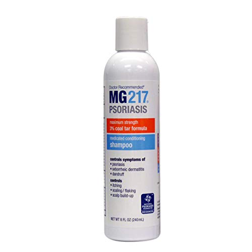 MG217 Psoriasis Medicated Conditioning 3% Coal Tar Shampoo - 8 oz Bottle