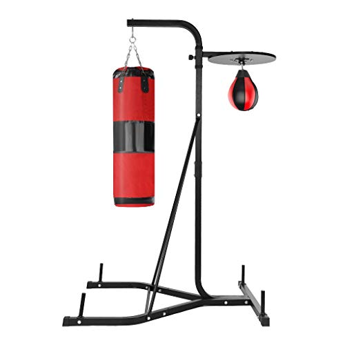 RDTIAN Sports Tools, Heavy-Duty Boxing Punching Bag Rack Free Standing Boxing Bag for Home Fitness Gym Portable Exercise Fitness Lose Weight Supplise Indoor Use Unisex Adult Black