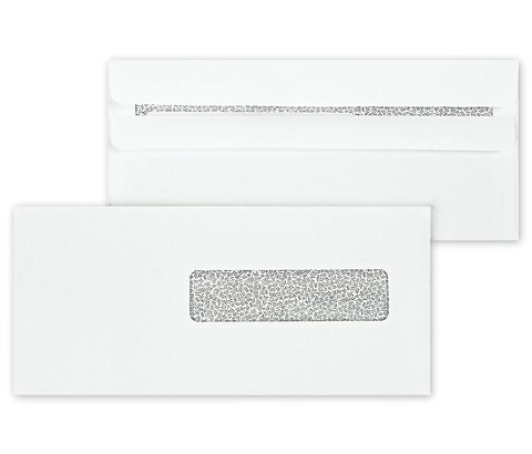 500 Claim Forms Envelopes, for Medical Billing Insurance Claim HCFA-1508, CMS-1500 Forms, Security Inside Tinted, Self-Seal Closure~Right Window Envelope~ 9 1/2' X 4 1/8 Pack of 500