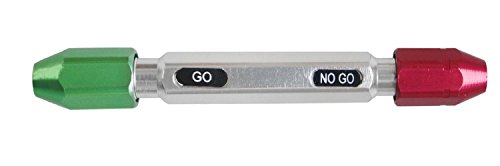 Accusize Industrial Tools 0.061'' - 0.250'' Go/No Go Double End Gage Handle, 3350-0101