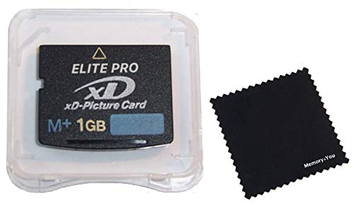 1GB XD Memory Card Type M+, 1 GB XD Picture Card, XD Memory Card, 1GB XD Card for FujiFilm and Olympus Cameras Using XD-Picture Cards, M+ XD Camera Card with Memory4You (tm) Microfiber Cleaning Cloth