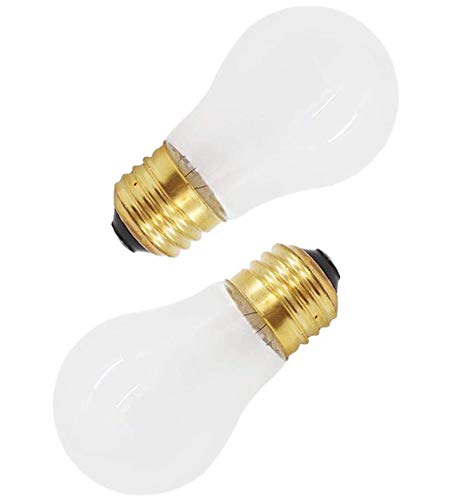 AMI PARTS 8009 Bulb 40w 130v Replacement Light Specially Designed to Withstand Extreme Temperatures Often Used to Light The Inside of Refrigerators and Ranges (2pcs)