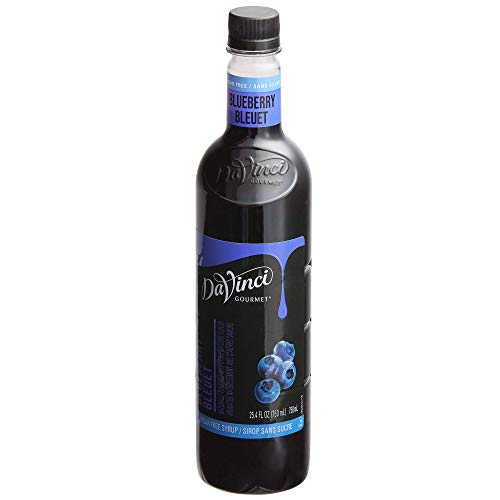 Da Vinci SUGAR FREE Blueberry Syrup with Splenda, 750 ml