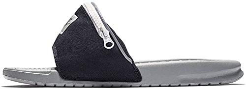 Nike Men's Benassi JDI Fanny Pack Slides, 12, Black/Dark Grey/Summit White