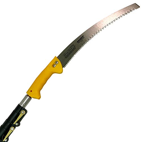 DocaPole 5-12 Foot Pole Pruning Saw // DocaPole Extension Pole + GoSaw Attachment // Use on Pole or By Hand // Long Extension Pole Saw // Telescopic Tree Pruner Pole // Extendable Limb Saw and Trimmer