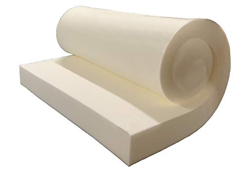 GoTo Foam 3' Height x 24' Width x 72' Length 44ILD (Firm) Upholstery Cushion Made in USA