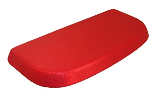 Special Shiny Edition of Fabric Cover for a lid Toilet Tank - Handmade in USA (Red Bright)