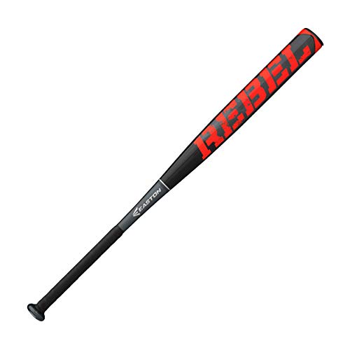 Easton Rebel Slowpitch Softball Bat | 33 inch / 26 oz | 2020 | 1 Piece Aluminum | Power Loaded | ALX50 Military Grade Aluminum Alloy | 12 inch Barrel | Certification: Approved for All Fields
