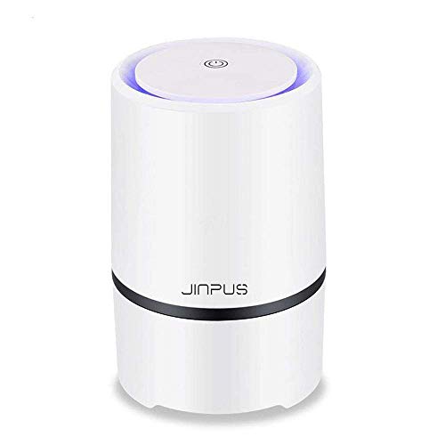 JINPUS Air Purifier Small Air Cleaner for Home with HEPA Filter, 2020 Upgraded Low Noise Portable Air Purifiers GL-2103 (white)