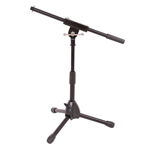 Stage Rocker Powered by Hamilton SR610121B Lo-Profile Mic Boom Stand - Black