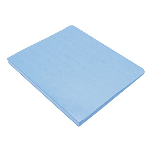 PRESSTEX Grip Punchless Binder with Spring-Action Clamp, 5/8 Inch Cap, Light Blue