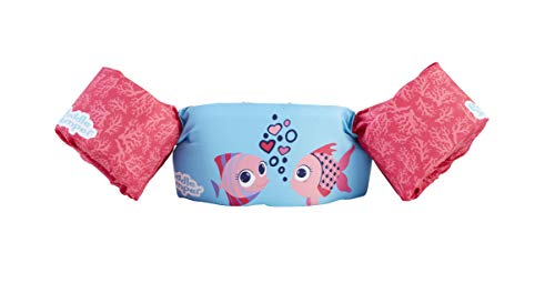 Stearns Original Puddle Jumper Kids Life Jacket | Life Vest for Children, Coral Fish