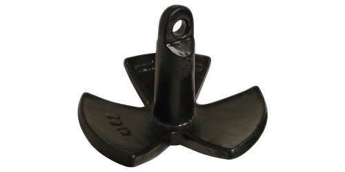 SeaSense Vinyl Coated River Anchor (Black, 12 Lb)