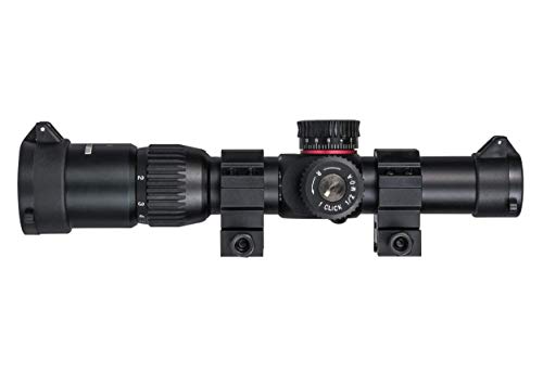 Monstrum G2 1-6x24 First Focal Plane (FFP) Rifle Scope with Illuminated BDC Reticle | Black