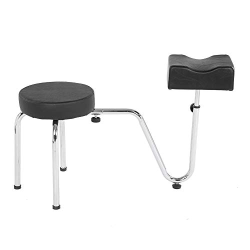 Adjustable Pedicure Stool, Manicure Footrest PU Leather Foot Rest Stand Height Adjustable Leg Rest Chair for Beauty Salon Spa Studio Equipment Supplies