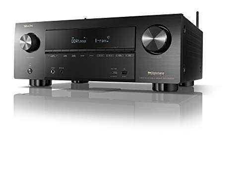 Denon AVR-X3600H UHD AV Receiver (2019 Model) - 9.2 Channel, 105W Each | NEW Virtual Height Elevation, Dual Subwoofer Outputs | Airplay 2 Alexa & HEOS