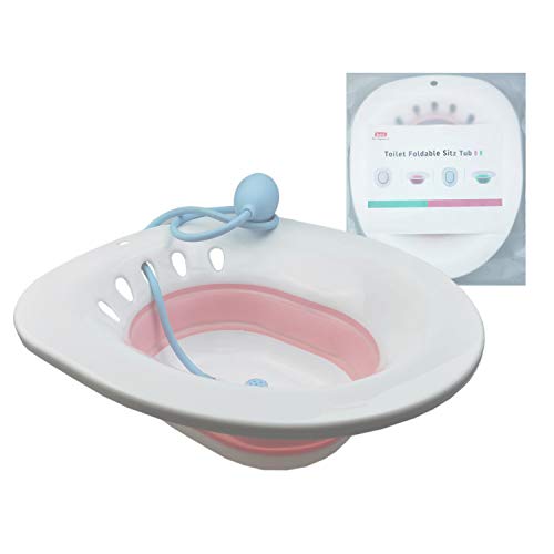 Sitz Bath Toilet Postpartum Care - Yoni Wash Basin Bath Tub Soaking for Pregnant Woman Acne Patients Perineal Soaking Bath for Acne Relief, Patients After Genital Incision