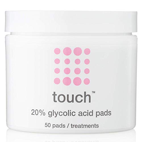 20% Glycolic Acid Pads Exfoliating And Resurfacing AHA Peel Face Wipes - Great for Anti-Aging, Dullness, Pores, Acne Scars, Fine Wrinkles, Uneven Skin Tone & Texture, Hyperpigmentation, 50 Count